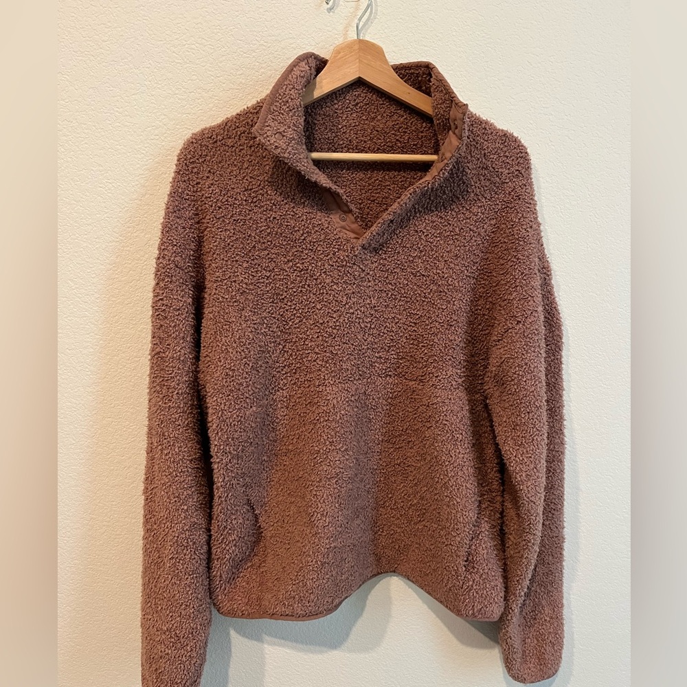 Skims Small/Medium Teddy Material Pullover - image 1